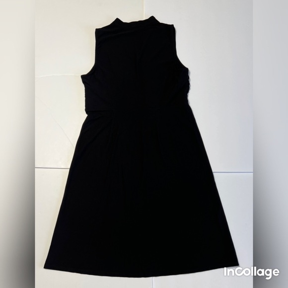 Eileen Fisher Cross Front Sleeveless Dress - Picture 3 of 11